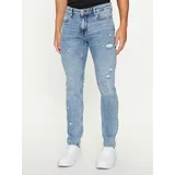 Just Cavalli Jeans hlače 75OAB5J0CDW73 Modra Slim Fit
