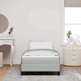  Krevet s opruga kutije Svijetlo siva 90 x 220 cm tkanina | shoptok.hr