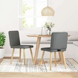 vidaXL Blagovaonske stolice od tkanine 2 kom tamnosive | shoptok.hr