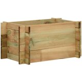 Maison Chic Dvignjeno vrtno Cvetlično korito - Cvetlični Lonec impregnirana borovina 40 cm, (21789856) | Shoptok.si