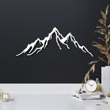 Wallity Zidna dekoracija Mountain-12, 52x20cm, Bela Cene