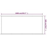  Vertikalna markiza terakota 180x1000 cm tkanina oxford, (20801020) | Shoptok.si