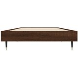  Okvir kreveta bez madraca smeđa boja hrasta 75x190 cm drveni | shoptok.hr