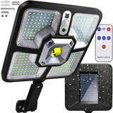  Solarna cesta 220 SMD+15 COB LED svjetiljka sa PIR senzorom crna + daljinski Cijene