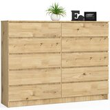 AKORD KOMODA K160 10SZ CLP DĄB ARTISAN, (21703066) Cene