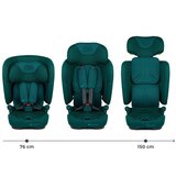 Kinderkraft autosjedalica FIX2GO i-Size 9-36 kg (76-150 cm), Green | shoptok.hr