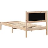  Konstrukcija postelje z vzglavjem Svetlo siva 80 x 200 cm blago, (5000084318) Slike