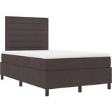 Box spring krevet Tamno smeđa 120 x 190 cm tkanina | shoptok.hr