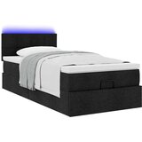 vidaXL Otomanski krevet s madracem crni 100x200 cm tkanine | shoptok.hr