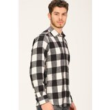 Dewberry G729 MEN'S PLAID SHIRT-BLACK | Shoptok.si