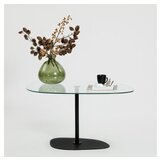 Hanah home sto za dnevnu sobu soho transparent black | ePonuda.com