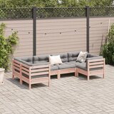  6-dijelni set vrtnih sofa od masivne duglazije s jastucima | Eponuda.ba