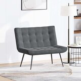  Klupa tamnosiva 110x74x84 cm baršunasta | shoptok.hr