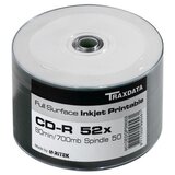 Traxdata OPTIČKI MEDIJ CD-R SPINDLE 50 WHITE FULL PRINTABLE | shoptok.hr
