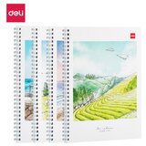 Deli SVESKA B5 SPIRALNA SLOW LIFE 60 lista, 70g papir, DIKTO ELB560 | ePonuda.com