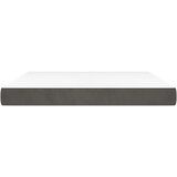 vidaXL Madrac s oprugama tamnosivi 160x220x20 cm baršunasti | shoptok.hr