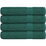 vidaXL Brisače za savno 4 kos zelena 80x200 cm 360 g/m² 100% bombaž Cene