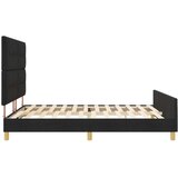  Postelja Črna 180x200 cm Tkanina, (22048996) | Shoptok.si