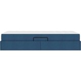  Krevet s madracem i skladištem Plava 90 x 200 cm Poliester - Plava 90 x 200 cm | shoptok.hr