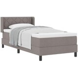  s opruga kutije Sivo-smeđa 190 x 90 cm tkanina | shoptok.hr