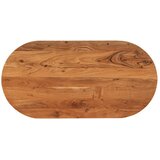 Stolna ploča 100x50x3,8 cm ovalna od masivnog drva bagrema | shoptok.hr