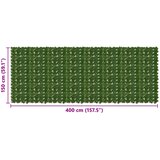  Zaslon za balkon s lišćem Zelena 400 x 150 cm | shoptok.hr