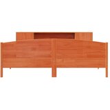 Krevet s regalom za knjige bez madraca 200x200 cm od borovine | shoptok.hr