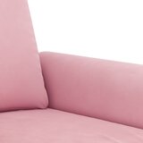  2-dijelni set sofa s jastucima ružičasti baršunasti | shoptok.hr