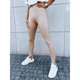 DStreet Legginsy damskie woskowane EDIT khaki | Shoptok.si