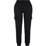 UC Ladies Women's Cargo Sweat Pants - Black