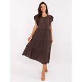 Och Bella Dress-TW-SK-BI-6-2172.96-dark brown | Shoptok.si