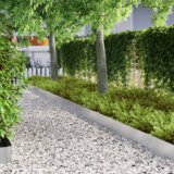  Robovi trave srebrna 450 x 0.05 x 15 cm Nerjaveče jeklo, (5000157837) | Shoptok.si