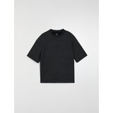 Sinsay Majica kratkih rukava herringbone s vezom | shoptok.hr