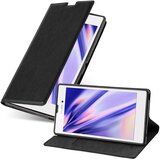 Cadorabo Ohišje, združljivo z Sony Xperia T3 v nočna črna - Zaščitni ovitek z magnetnim zapiranjem, stoječo funkcijo in režo za kartice, (20549508) | Shoptok.si