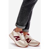 Boto Women's Sports Shoes On Platform Beige-Red Emidi | shoptok.hr