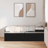  Krevetna konstrukcija Crni hrast 90 x 190 cm Konstruirano drvo | shoptok.hr