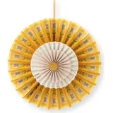 Papirnata rozeta 35 cm - 1 kos