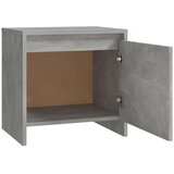 vidaXL Nočna omarica betonsko siva 45x34x44,5 cm iverna plošča | Shoptok.si