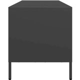 vidaXL TV omarica črna 135x39x43,5 cm hladno valjano jeklo | Shoptok.si