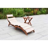 Gardenson VRTNI LEŽALNIK bež, barve lesa evkaliptusa, zelena | Shoptok.si