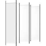 Sobna pregrada s 6 panela bijela 300x200 cm od tkanine | Eponuda.com