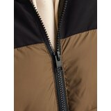 Jack & Jones Zimska jakna 'JJMOON' zeleno smeđa / tamno smeđa | shoptok.hr