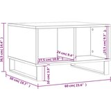  Stolić za kavu boja hrasta 60x50x36 5 cm konstruirano drvo | shoptok.hr