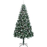 vidaXL Umjetno božićno drvce Zelena 240 cm PVC i Čelik i Plastika | shoptok.hr