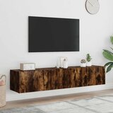  Zidni TV ormarići LED 2 kom boja hrasta 80x35x31 cm | Eponuda.com