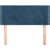  Posteljno vzglavje temno modro 80x5x78/88 cm žamet, (20736209) | Shoptok.si