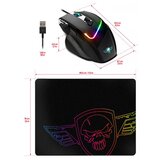 Spirit Of Gamer miška - PRO-M3 rgb (optična, 7200DPI, 8 gumbov, obtežena, sock kabel, črna) + podloga za miško | Shoptok.si