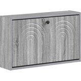 Ormar za cipele na zidu ALKMAAR 71 x 17 x 43 cm Siva Sonoma | shoptok.hr