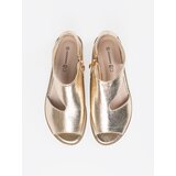 GOODIN Women's gold sandals with cutouts | shoptok.hr