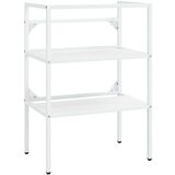 vidaXL kopalniški regal bel 59x38x83 cm železo | Shoptok.si